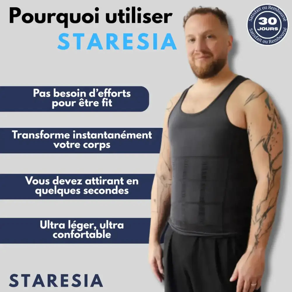 Slimfit - Le Débardeur gainant homme